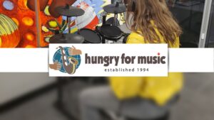 Hungry For Music Gifts Electric Drum Kit To A Child's Song To Use In Their Music Education Programming