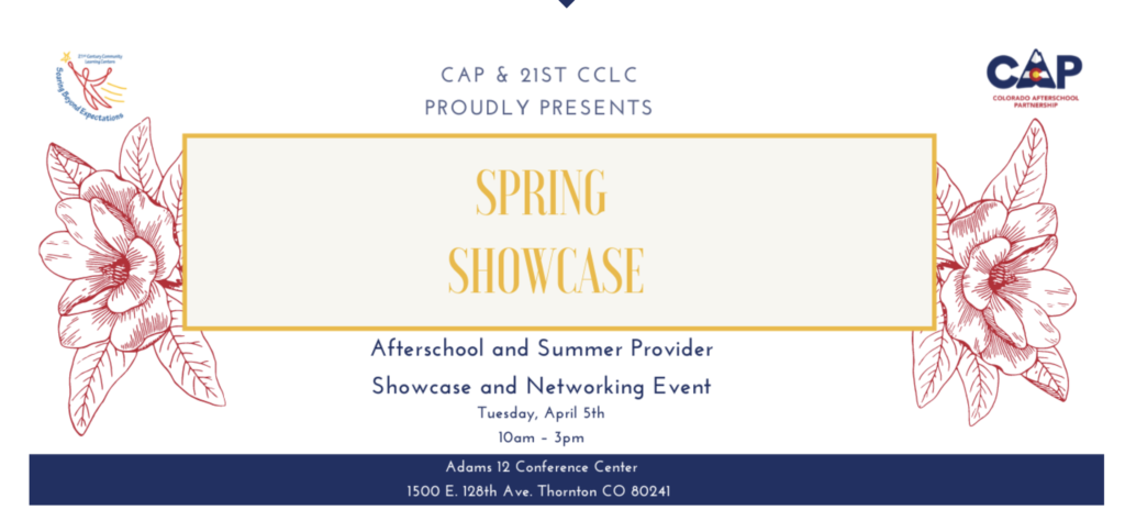 Colorado Afterschool Program Spring Showcase Event