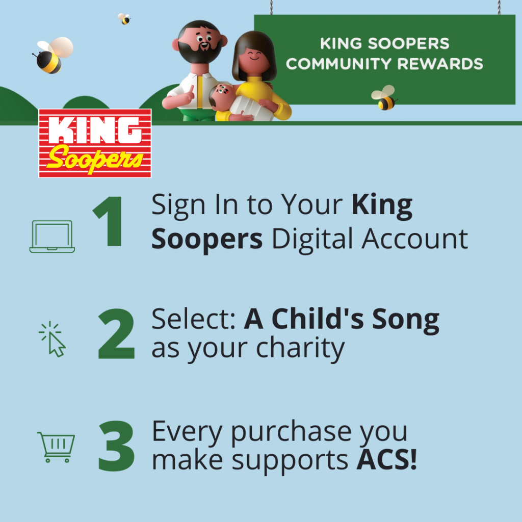 3 Simple Steps to Support ACS on King Soopers Community Rewards
