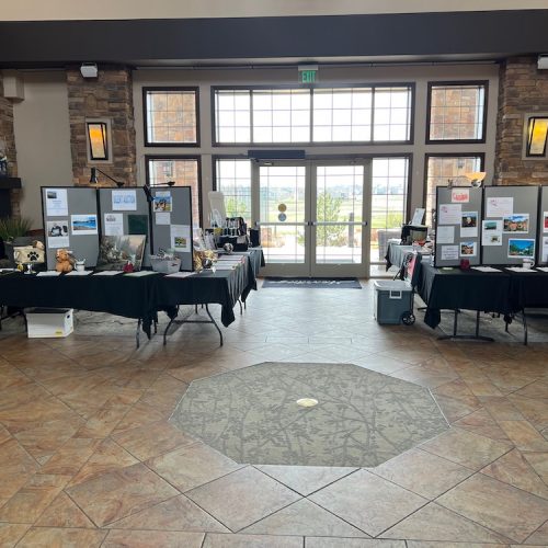 Heritage Todd Creek Casino Night Silent Auction Set Up